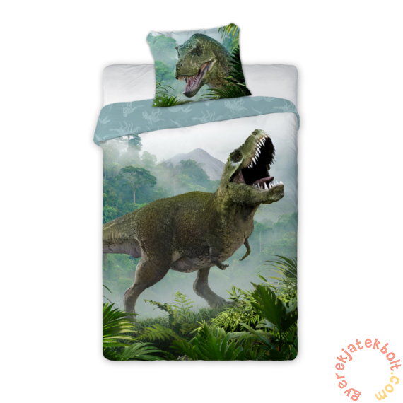 Dinoszauruszos ágyneműhuzat szett - T-rex a dzsungelben