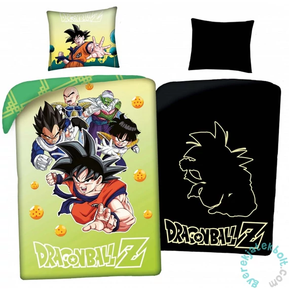 Dragon Ball ágyneműhuzat szett - Sötétben világító felirattal