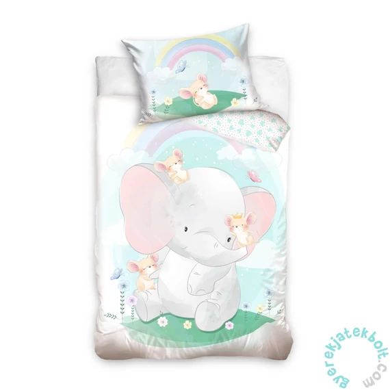Elefántos ovis ágyneműhuzat szett