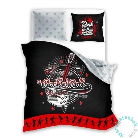 Rock & Roll ágyneműhuzat szett - Sötétben világító mintával 140 x 200 + 70 x 90 cm (928654)