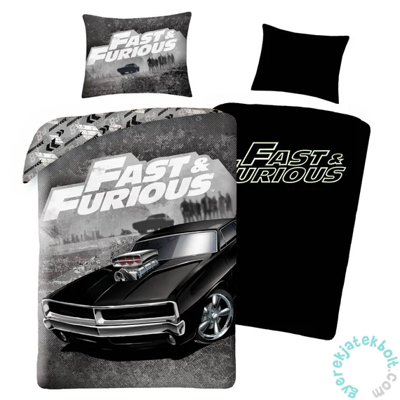 Fast &amp; Furious ágyneműhuzat szett - Sötétben világító felirattal