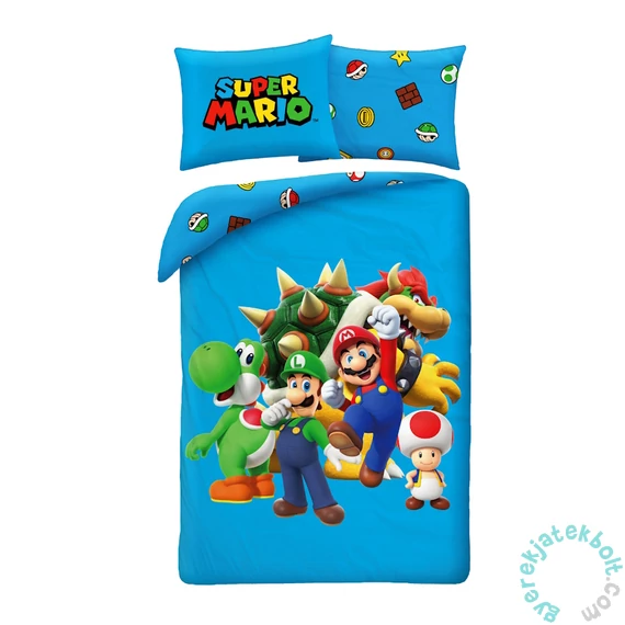 Super Mario ágyneműhuzat szett - Team (NO-668BL)