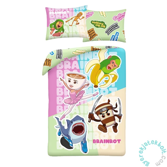 Brainrot ágyneműhuzat szett (IB-3358BL)