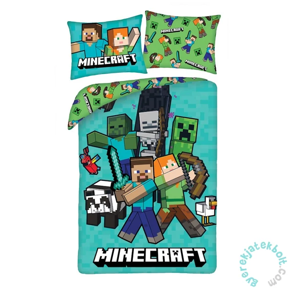Minecraft ágyneműhuzat szett (MNC-744BL)