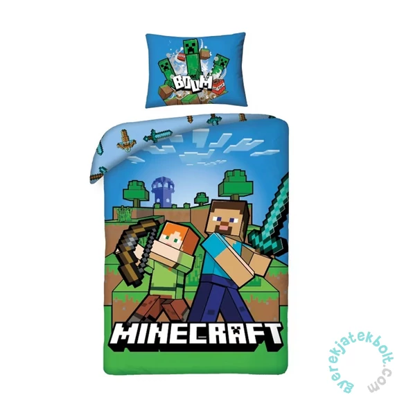 Minecraft ágyneműhuzat szett - Boom (MNC-282BL)