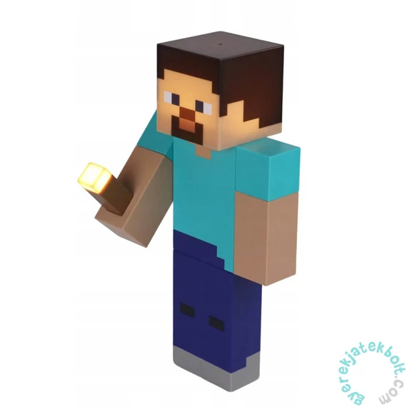 Minecraft éjjeli fény és zseblámpa - Steve - 27 cm (MNC-4394TR)