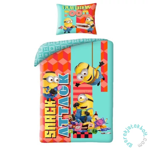 Minions - Snack attack ágyneműhuzat szett (MIN-0235BL)