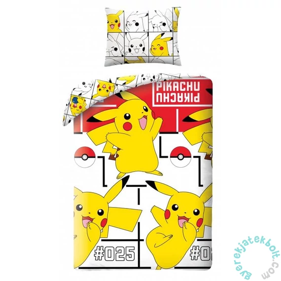 Pokemon - 025 ágyneműhuzat szett  (POK-286BL)