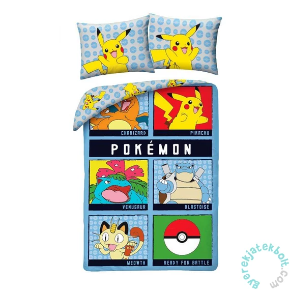 Pokemon ágyneműhuzat szett (POK-919BL)