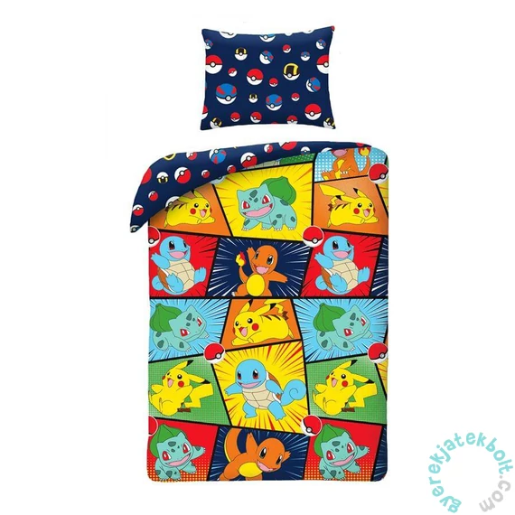 Pokemon ágyneműhuzat szett (POK-938BL)