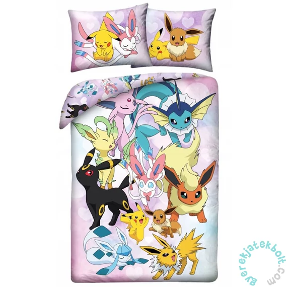 Pokemon ágyneműhuzat szett - Pastel Pikachu (POK-1169BL)