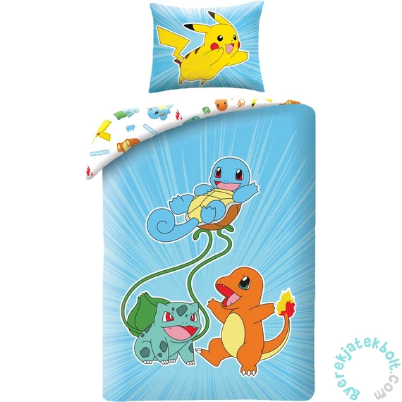 Pokemon ágyneműhuzat (POK-323BL)