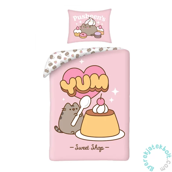 Pusheen cicás ágyneműhuzat szett - Yum (PUS-2552BL)
