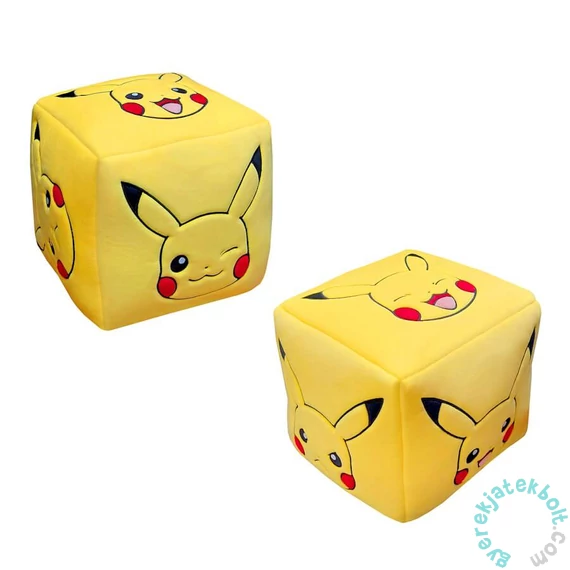 Pokemon - Pikachu - 25 cm-es kocka párna (POK-504SQR)