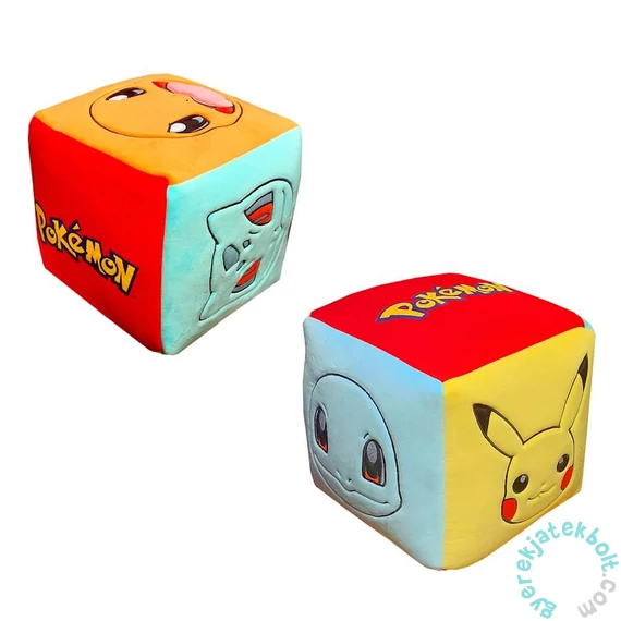 Pokemon - Team - 25 cm-es kocka párna (POK-505SQR)