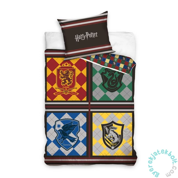 Harry Potter ágyneműhuzat szett - Roxforti házak