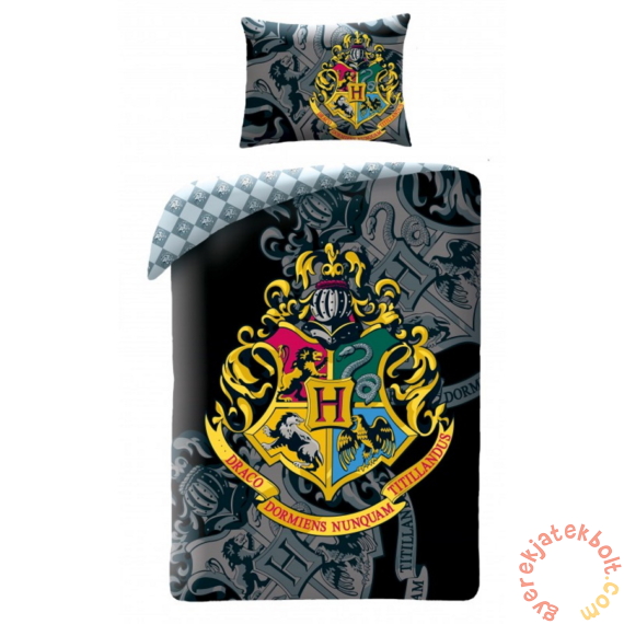 Harry Potter Ágyneműhuzat szett - Roxforti házak címere (HP-8068BL)