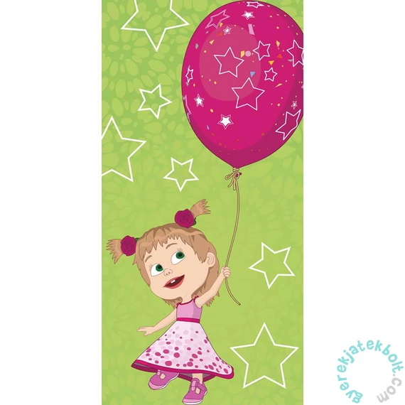 Mása és a medve törölköző