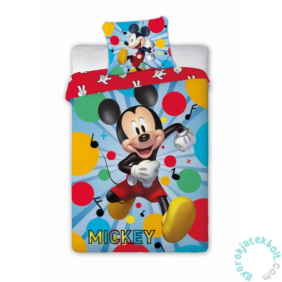 Mickey Mouse ágyneműhuzat szett - Pöttyös