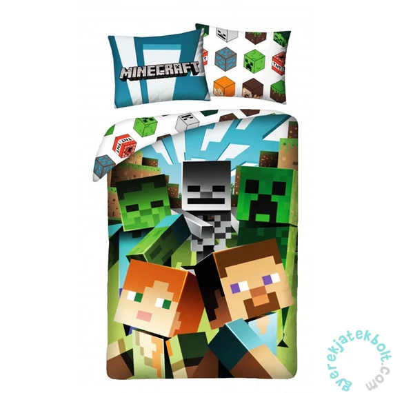 Minecraft ágyneműhuzat szett (MNC-200BL)