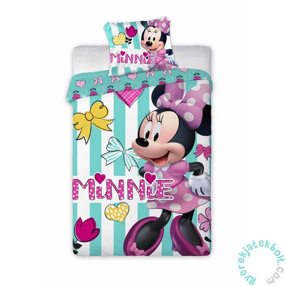 Minnie Mouse ovis ágyneműhuzat szett - Csíkos