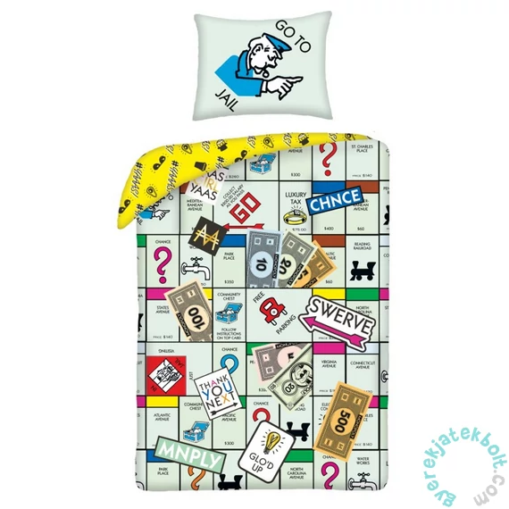 Monopoly ágyneműhuzat szett