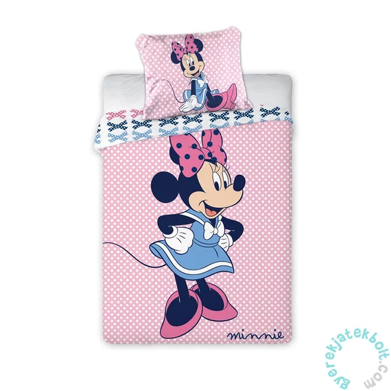 Minnie Mouse ovis ágyneműhuzat szett - Pöttyös