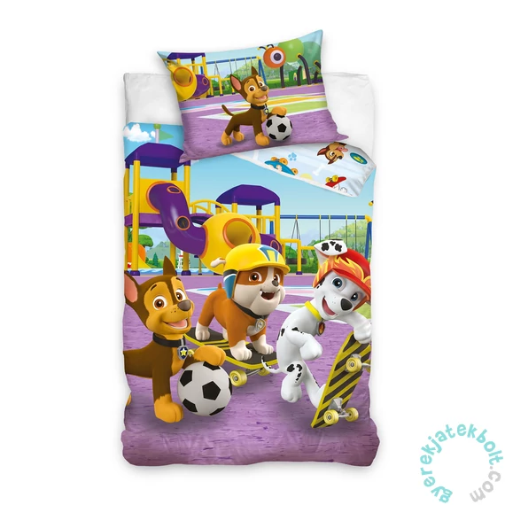 Mancs őrjárat ágyneműhuzat szett - A játszótéren
