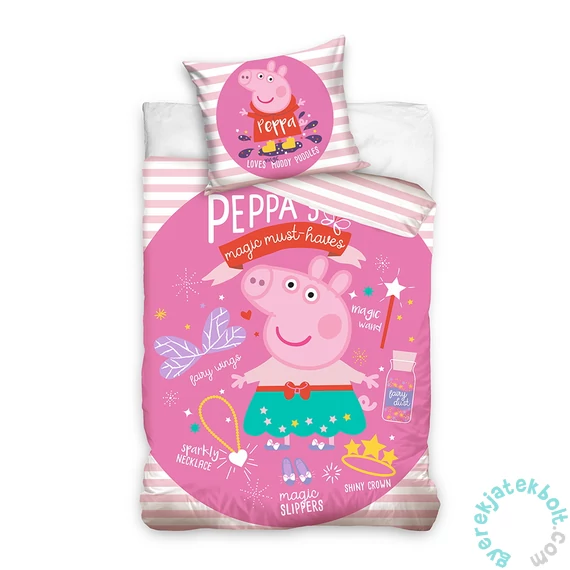 Peppa Malac ágyneműhuzat szett - Magic Girl