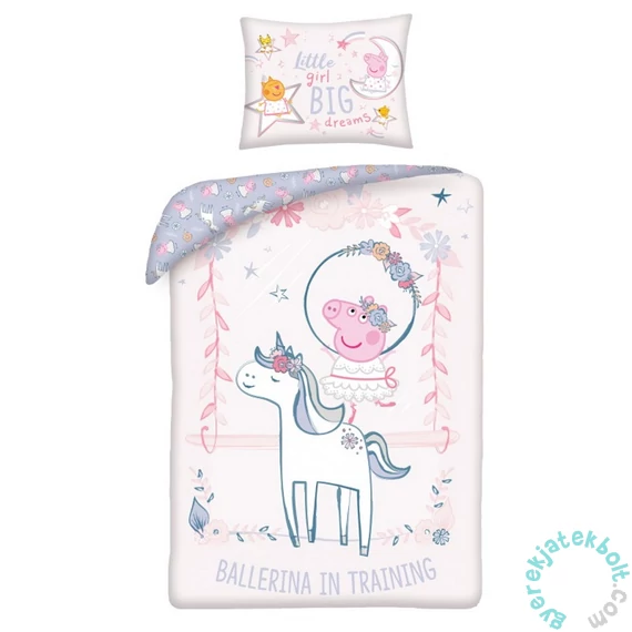 Peppa malac ovis ágyneműhuzat szett - Balerina