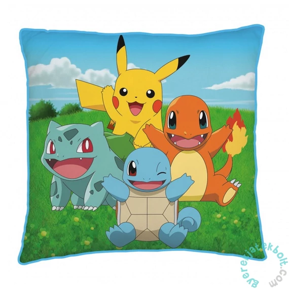 Pokémon párna 40 x 40 cm-es