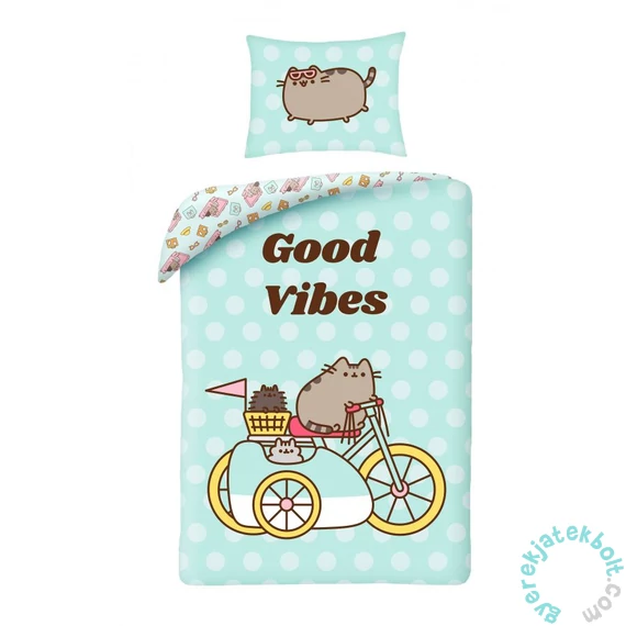 Pusheen cicás ágyneműhuzat szett - Good Vibes