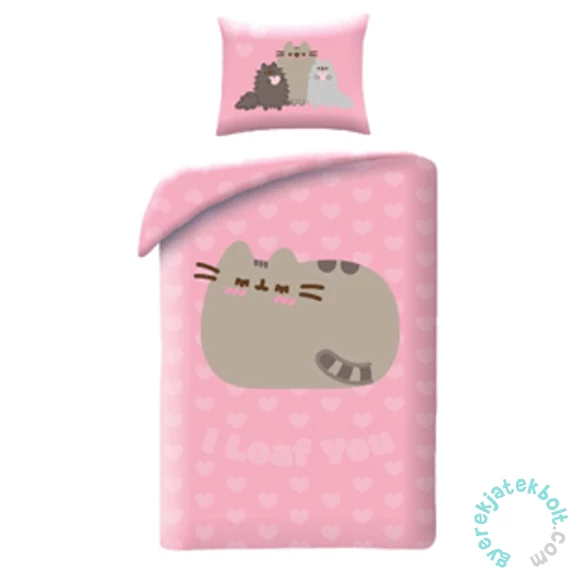 Pusheen cicás ágyneműhuzat szett - I Loaf You (PUS-9092BL)