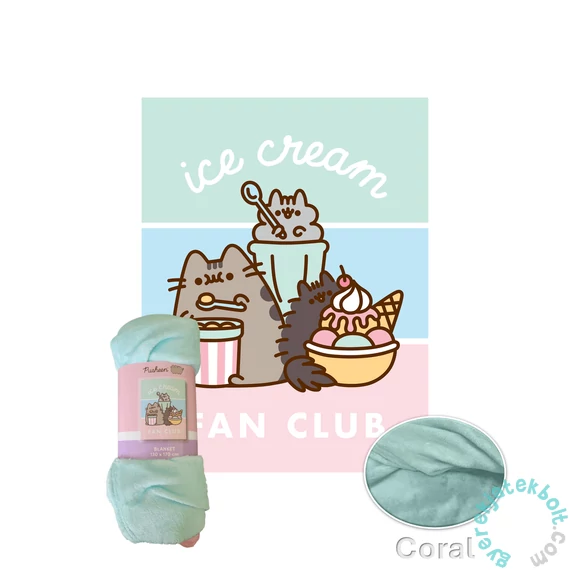 Pusheen cicás polár takaró - Ice Cream (PUS-2522FB)