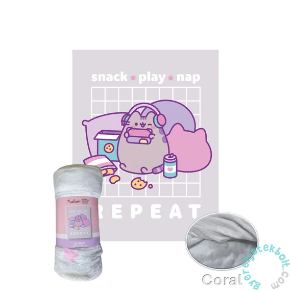 Pusheen cicás polár takaró - Repeat (PUS-7654FB)