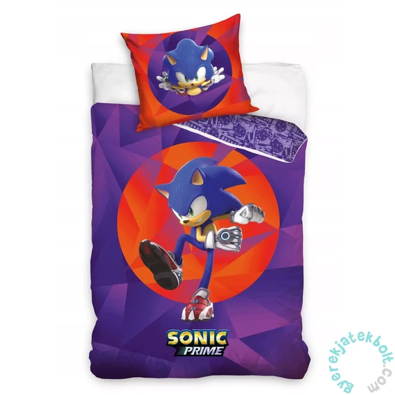 Sonic ágyneműhuzat szett - lila - 140x200 + 70x90 cm (SONIC236022-PP)