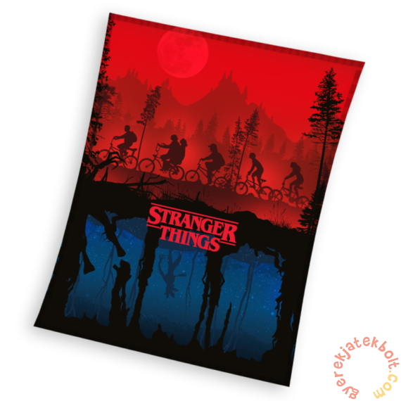 Stranger Things polár takaró - Kerékpározás - 130 x 160 cm