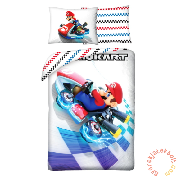 Super Mario Kart ágyneműhuzat szett - Mario gokartja