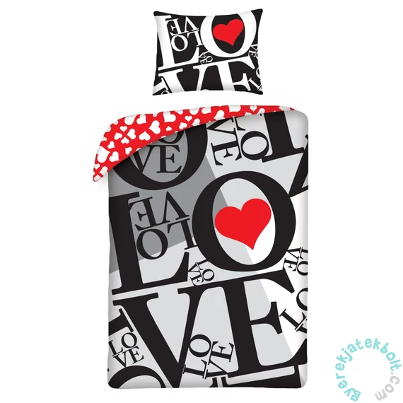 Szívecskés, Valentin-napi ágyneműhuzat szett