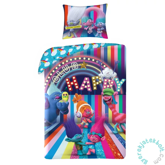 Trollok ágyneműhuzat szett - Club Happy