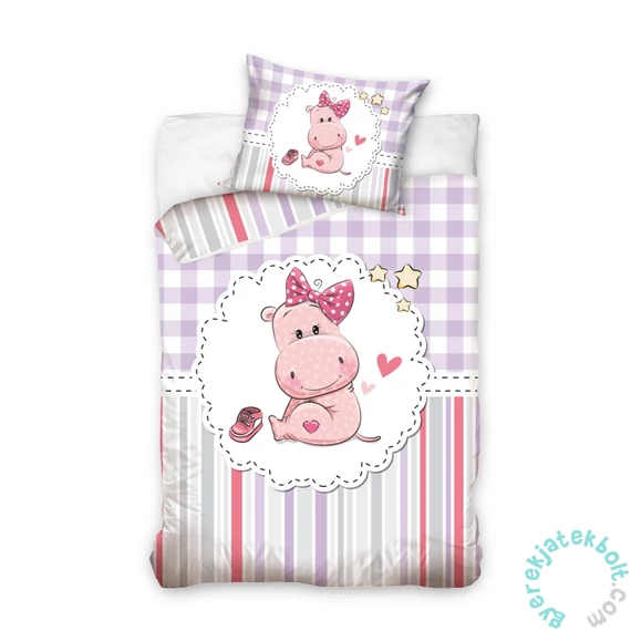 Vízilovas ovis ágyneműhuzat szett