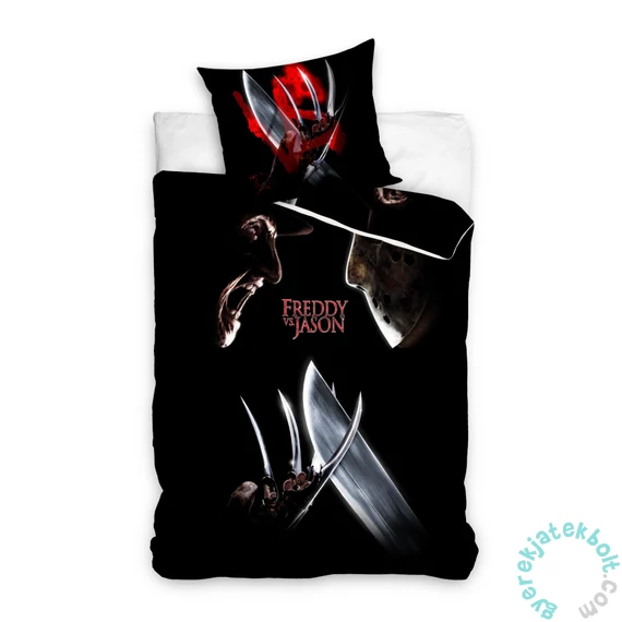 Warner Bros Horror ágyneműhuzat szett - Freddy vs Jason