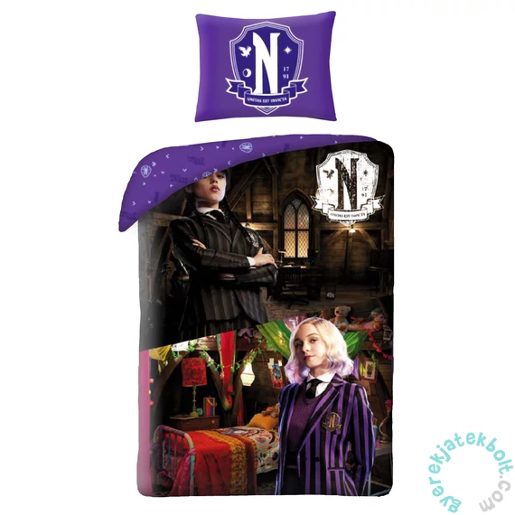 Wednesday ágyneműhuzat szett - Addams (WE-80013BL)