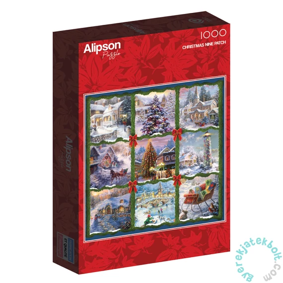Alipson 1000 db-os puzzle - Christmas Nine Patch (50056)