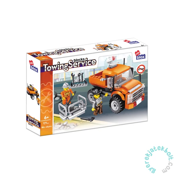 AlleBlox - TowingService Közúti vontató jármű 171 db-os építőkocka játékszett (AB4013)