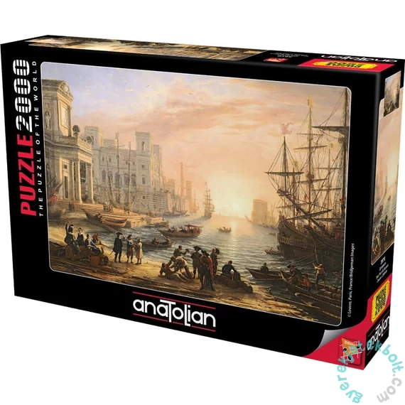 Anatolian 2000 db-os puzzle - Sea Port At Sunset (3970)