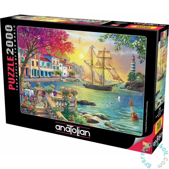 Anatolian 2000 db-os puzzle - Beautiful Sunset in the Town (3955)