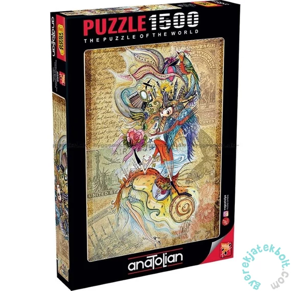Anatolian 1500 db-os puzzle - Circassian Girl Taveling the World (4560)