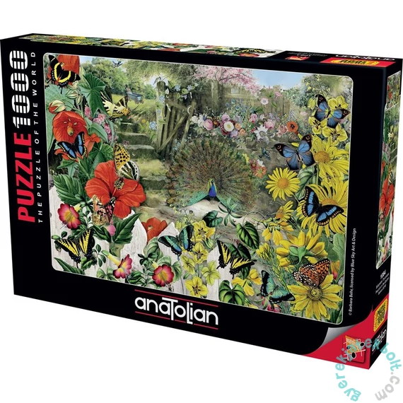 Anatolian 1000 db-os puzzle - Peacock in the Garden (1084)