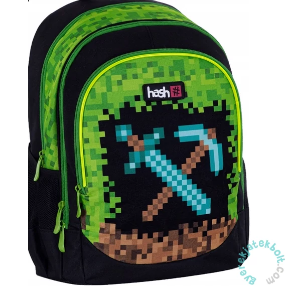 Astra - Pixel PWR ergonomikus iskolatáska, hátizsák - 3 rekeszes - Hash (502023109)